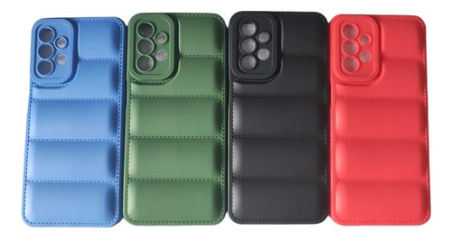 Funda Puffer Siliconada Para Samsung S20fe A23 Y Moto G32