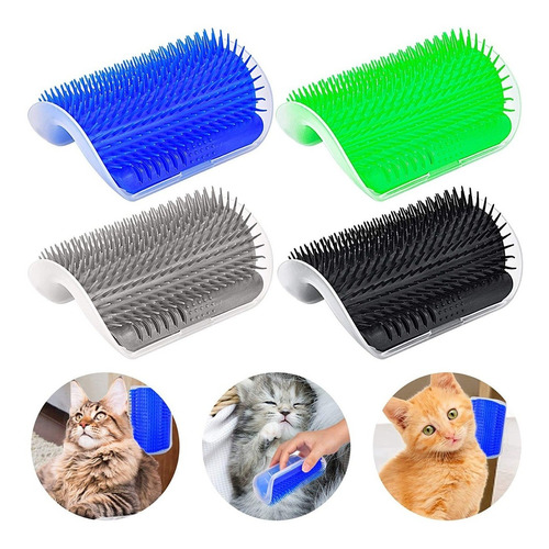 Cepillo Rascador Esquinero Para Gatos + Catnip