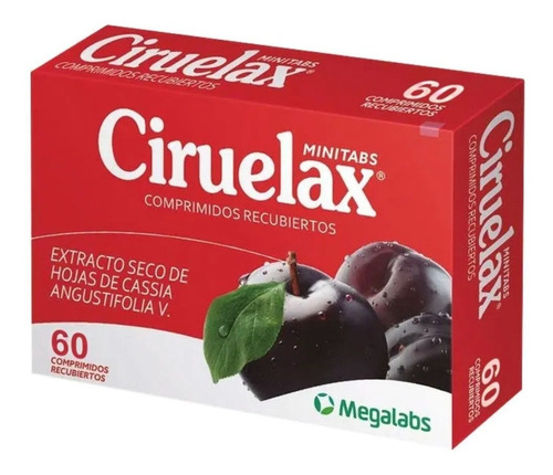 Ciruelax Regular Minitabs Ciruela Fibra Origen Natural 60u