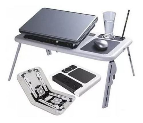 Mesa Portátil Notebook Netbook Doble Cooler Base Mouse 50196