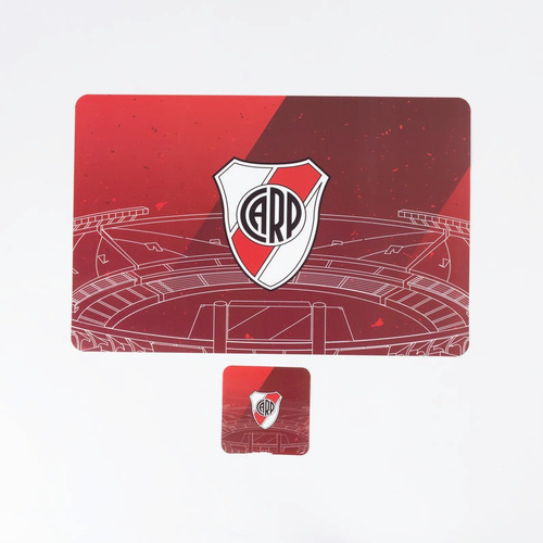 Mantel Individual River Plate Con Posavasos X6 Un. Original