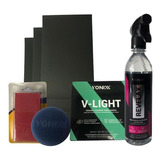 Kit Polimento Farol Revelax Lixa Vitrificador V-light Vonixx