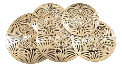 Paquete De Platillos De Baja Volumen Golden Mute