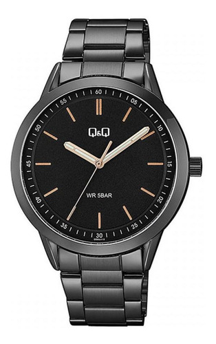 Reloj Q&q Qb80j412y Negro Hombre