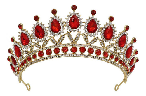 Tiaras Barrocas Con Forma De Corona De Princesa Para Niñas,