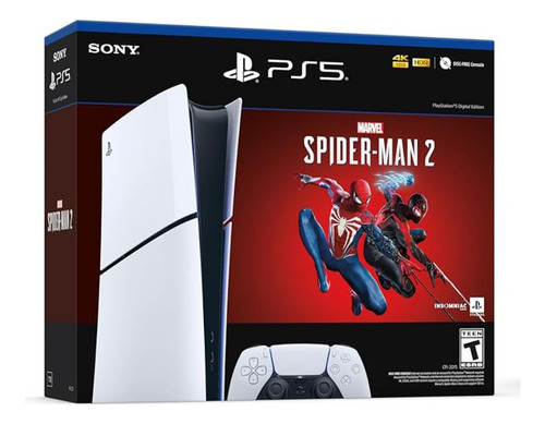 Playstation 5 Slim Digital + Spiderman 2 Nuevo Sellado