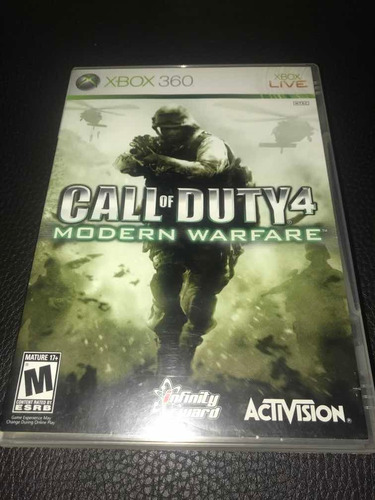 Call Of Duty 4 Modern Warfare Xbox 360 Y Xbox One Compatible