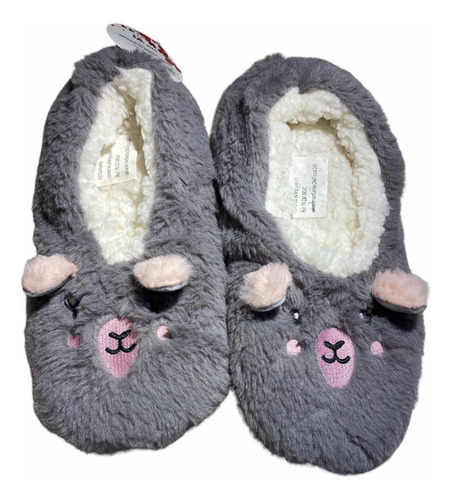 Pantuflas Panchitas Chiporro Llama Kawaii Anti Deslizantes 