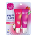 Eos 24h Moisture Super Lip Balm 2pack Balsamo Coco Y Manzana