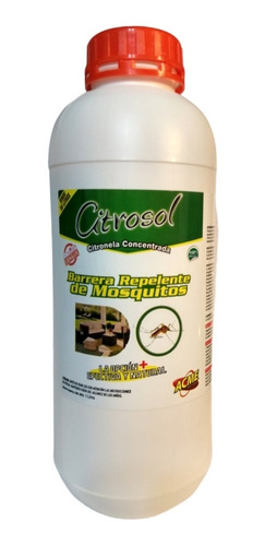 Barrera Repelente De Mosquitos, Citronella Concentrada X 1lt