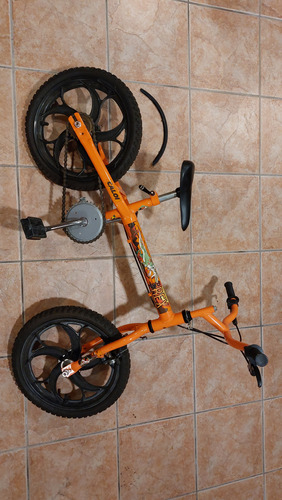 Bicicleta Infantil Aro 16 Caloi Power Rex Com Dano Na Roda