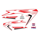 Kit Calcos - Honda Xr 250 - Tornado - Moto Roja (r)