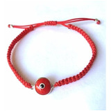 Ojo Turco Protección Pulsera De Plata Hilo Rojo Ojo Rojo