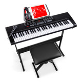 Piano Electrónico Best Choice Products 61 Teclas Led,