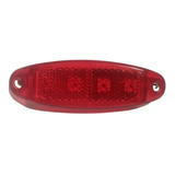 4 Pack Plafon Salmon Zafiro Lateral Ayco Rojo 4 Led 12v