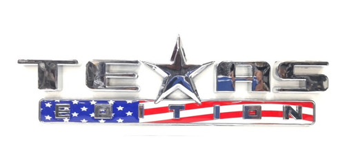 Emblema Silverado Texas Edition Chevrolet ( Tecnologia 3m )  Foto 4