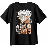 Playera Monkey D Luffy Gear 5 Nika