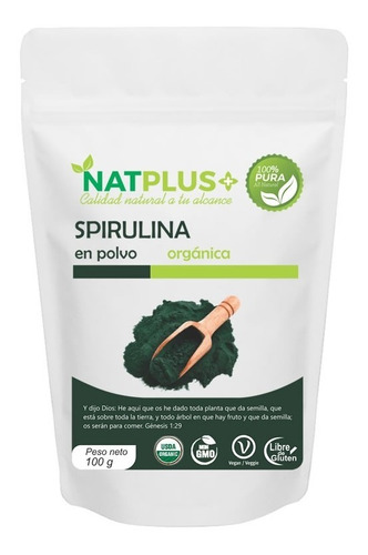 Spirulina Orgánica En Polvo