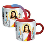 Jesús Afeita Desapareciendo Taza De Café  añadir Agua Calie