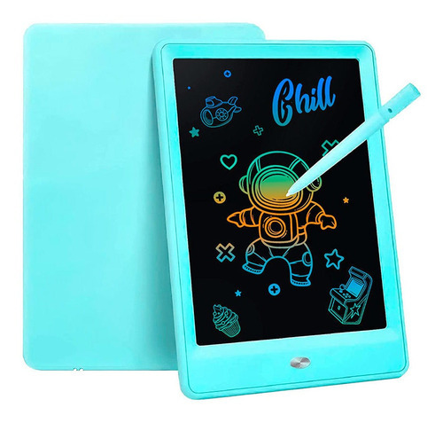 Pizarra Mágica Tableta De Dibujo Escritura Digital Lcd 10 Color Azul