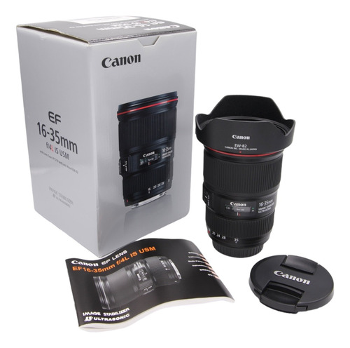 Lente Canon Ef 16-35mm F/4 L Is Usm Full Frame Con Caja