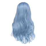 Peluca Larga Synthetic Wigs Wave Mixed Haze Para Mujer Heat