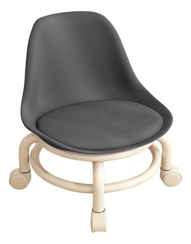 Silla Con Asiento De Ruedas Taburete De Pedicura Negro .