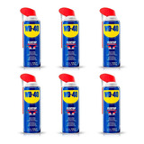 Kit Com 6 Wd-40 Desengripante/óleo 500ml Flextop Multiuso