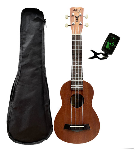 Ukulele Soprano Seven Suk-m Mahogany C/ Capa E Afinador