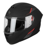 Casco Moto Mt Stinger Hummer Solid A1 Negro Mate Integral