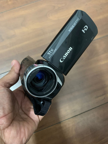 Filmadora Canon Vixia Hf R300 Usada Hd - Pouco Usada