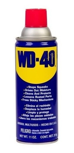 Wd40 Aceite Lubricante Multiuso Aerosol Por 311 Grs Wd 40