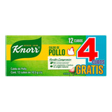 Caldo De Pollo Knorr Suiza 8 Cubos + 4 Cubos