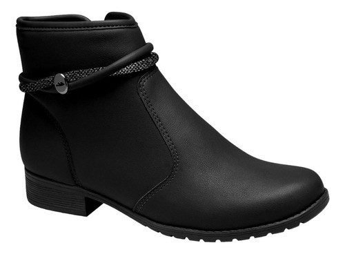 Bota Dakota Salto Baixo Ziper Tratorada Conforto Feminino