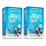Kit 2 Ômega 3 Pro Kids Infantil 30 Caps Mastigáveis Equaliv