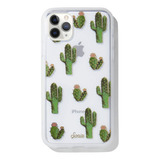 Carcasa Para iPhone 11 Pro Diseño De Cactus Verdes De Tpu