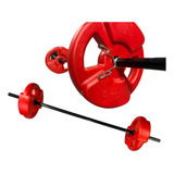 Kit Body Pump 10 Kg Discos 5kg C/ Agarre Pvc + Barra 1.20 Mt