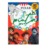 Libro Fisico Para Pintar Pinta Por Numeros Pixar 40 Paginas