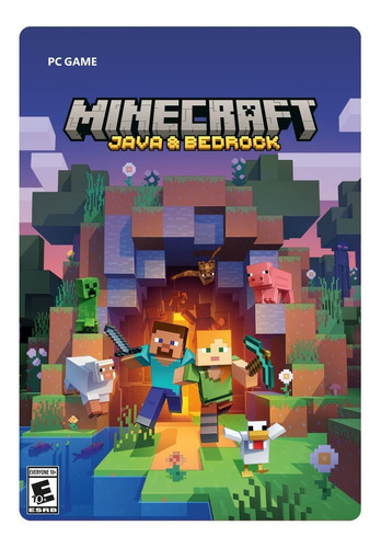 Minecraft: Java & Bedrock Edition Juego Para Pc Código 