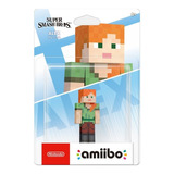 Figura Amiibo Nintendo Alex Minecraft Super Smash Bros