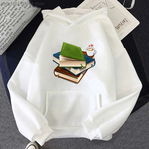 Sudaderas Con Capucha Y Estampado Vintage Book Aesthetic Wit