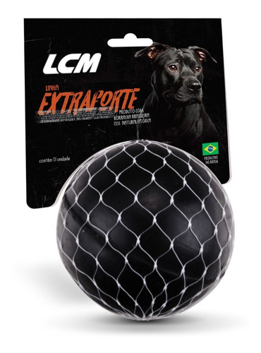 Brinquedo Para Cães Bola Grande Maciça Extra Forte Lcm