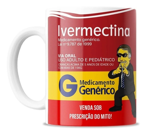 Caneca Ivermectina Bolsonaro Simpsons  - Mega Oferta!!!