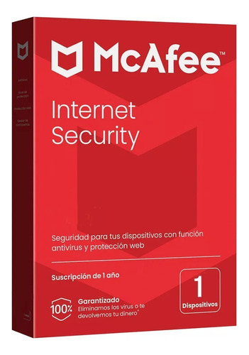 Mcafee Internet Security 1 Dispositivo 1 Año/ Cta. Personal