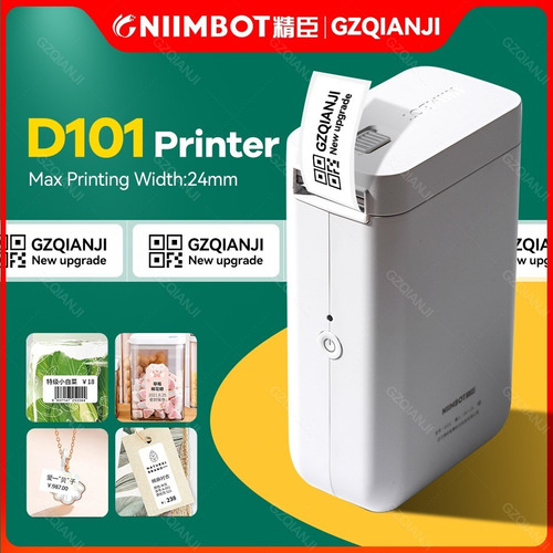 Impresora Térmica De Etiquetas Niimbot D101 De 24 Mm Con Blu