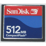Memoria Compact Flash Sandisk 512mb Original