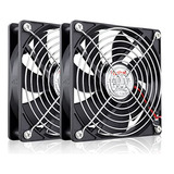 Ventilador 120mm 12v Alto Rendimiento (pack 2)