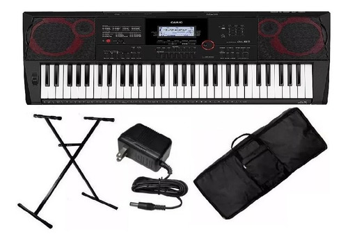 Organo Teclado Casio Ct-x3000 + Fuente + Soporte + Funda