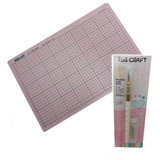 Cutter Bisturi Con Base De Corte A3 Color Rosa Scrapbooking