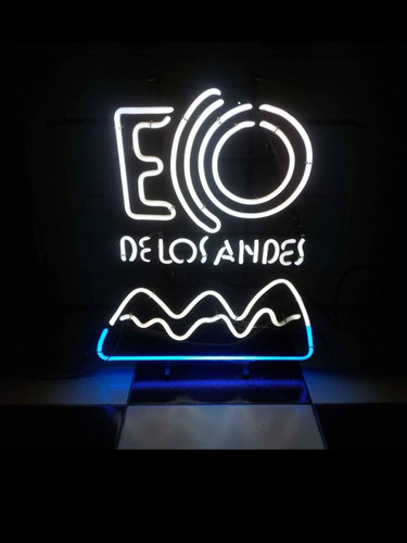 Cartel Luminoso De Neon Eco De Los Andes